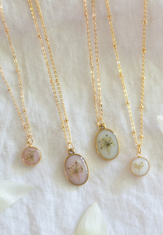 Floral Mama & Mini Necklace
